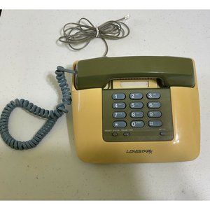 Vintage LONESTAR Desk Phone Model 639 Multi Color With Cords Works